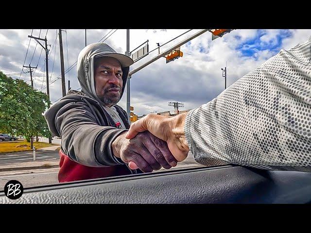 HOMELESS MAN shows us what HARD WORK is really ABOUT