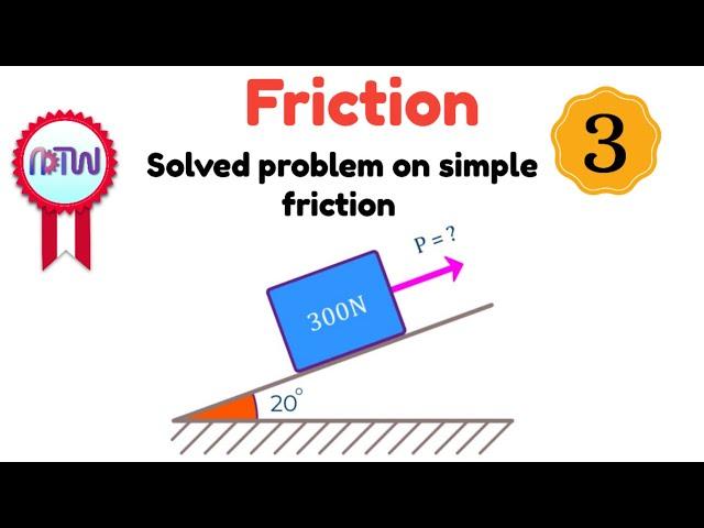 Calculating Force to Pull a Box on an Inclined Surface | Friction Explained