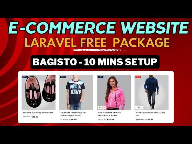 How to Create an E-Commerce Website in Laravel in 10 Minutes with Bagisto