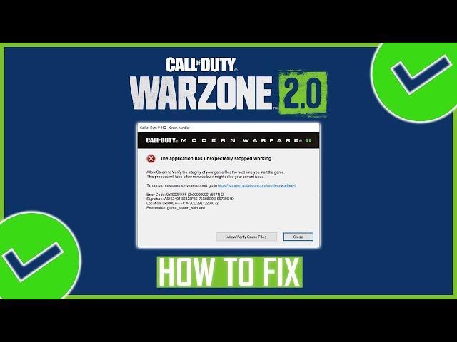 Fix: Call of Duty Warzone 2.0 Error Code 0x8000FFFF/0x00000000