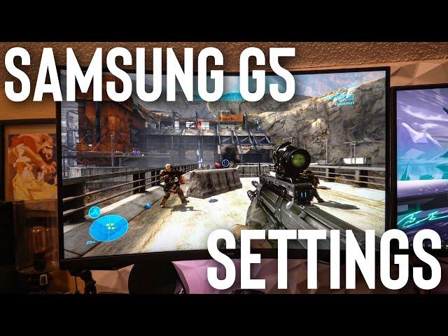 My Personal Samsung G5 Monitor Settings