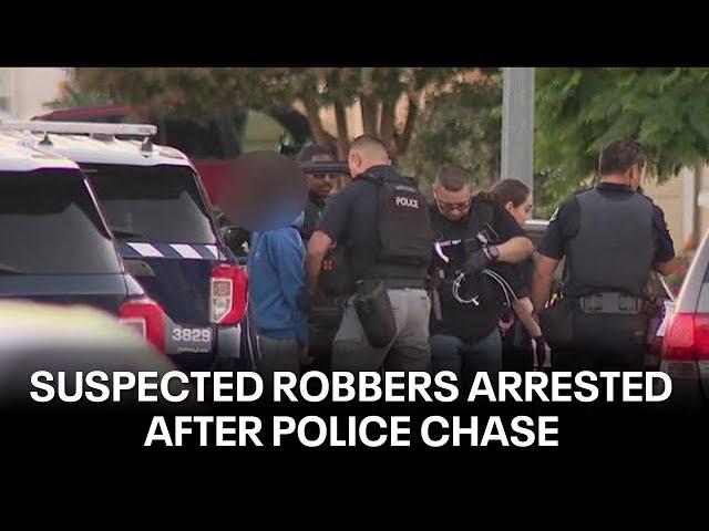 Two robbery suspects arrested after police chase in San Jose | KTVU