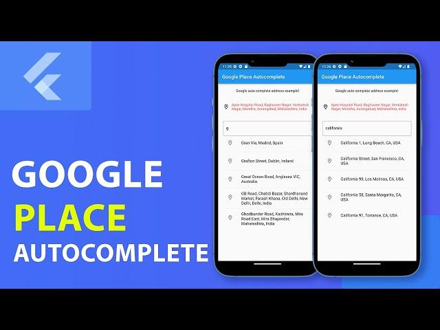 Google Places Autocomplete Suggestions Full Project in Flutter  | The Pro Flutter