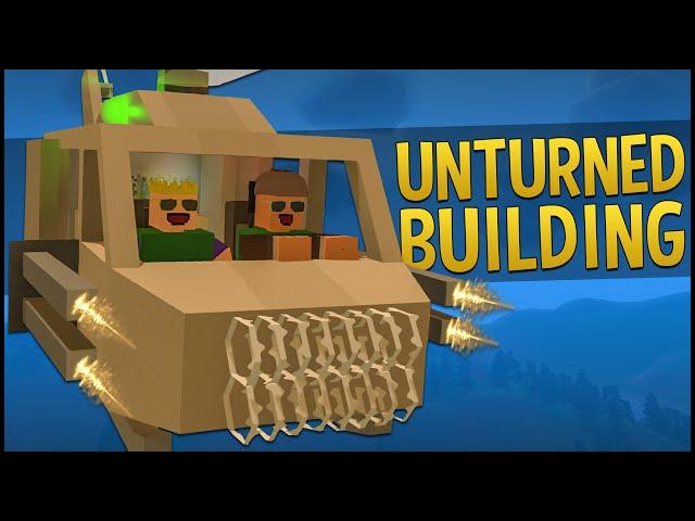 Unturned 3.0 Building - CUSTOM HELICOPTER & AIRPLANE!