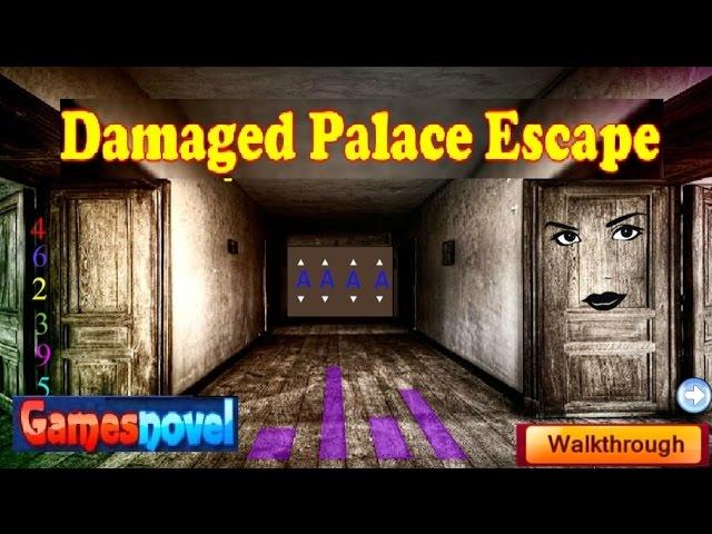 Damaged Palace Escape walkthrough FULL..