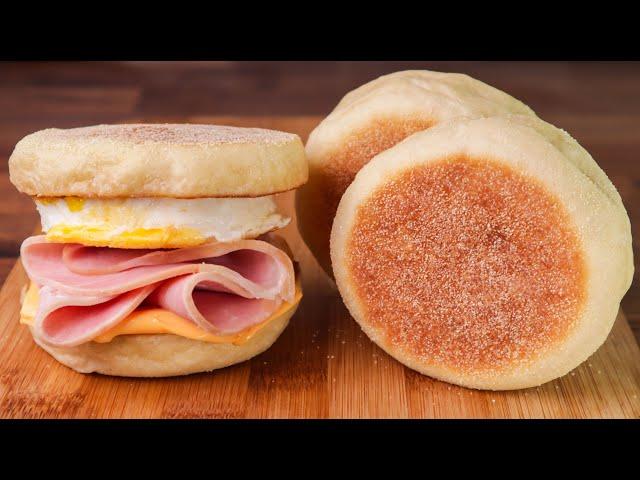 How to Make English Muffins | Perfect Homemade McMuffins | Recipe