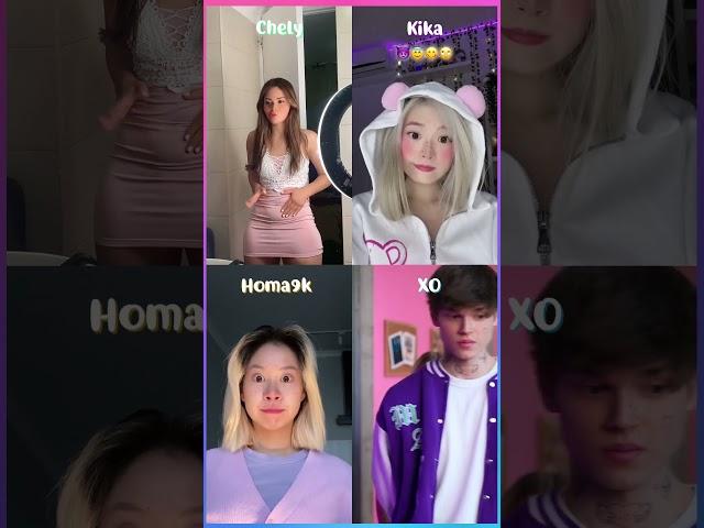 (oupt) Chely Schneider x Kika Kim x Homa9k x XO Team #dance #tiktok #shorts