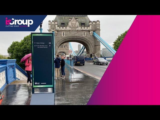 isGroup Signs  - Historic Royal Palaces, theTower of London freestanding displays