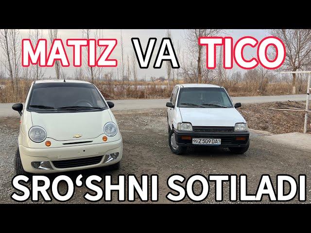 TICO VA MATIZ SOTILADI ZUDLIK BILAN