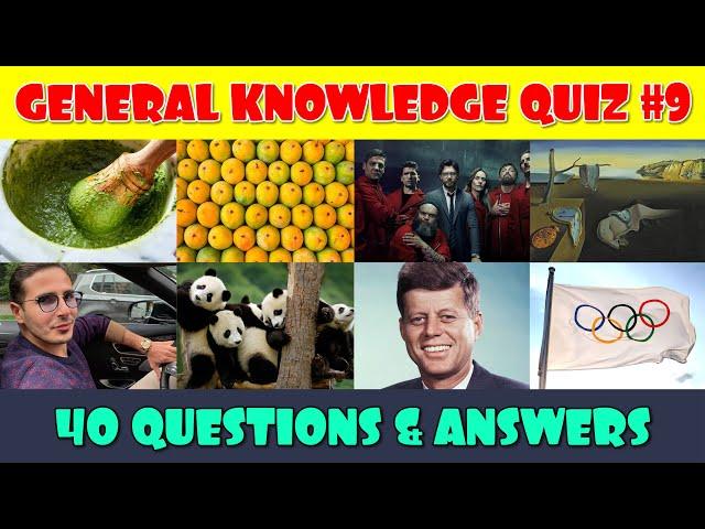 General Knowledge Trivia Quiz (Part 9)