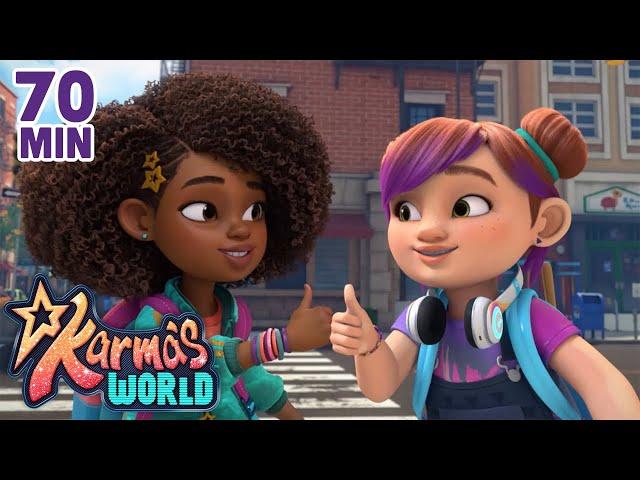 Karma Has the Best Friends Around!  Season 3 | Karma's World | Netflix