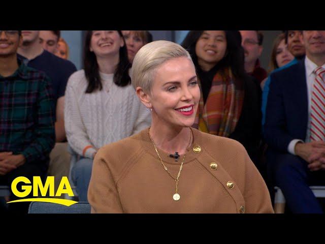 Charlize Theron reacts to Megyn Kelly's take on 'Bombshell' l GMA