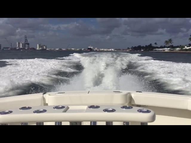 Cat C7.1 Holeshot at the 2016 Fort Lauderdale International Boat Show