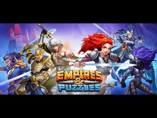 Empires & Puzzles. Альянс против Альянса, в смысле война на отхил. У противника синий центр.