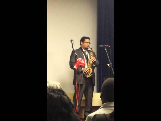 eroll's  sax rendition @ riverway church charity concert