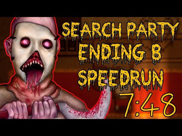 Search Party: Ending B Speedrun: 7:48 IGT (WR)