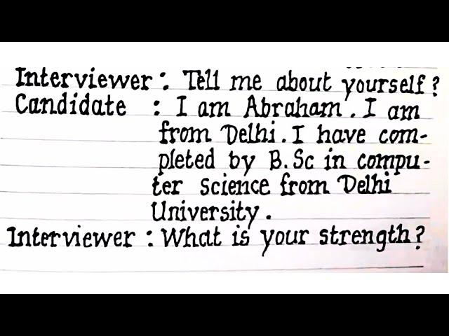 Job interview questions and answers 2025 || Manha Education