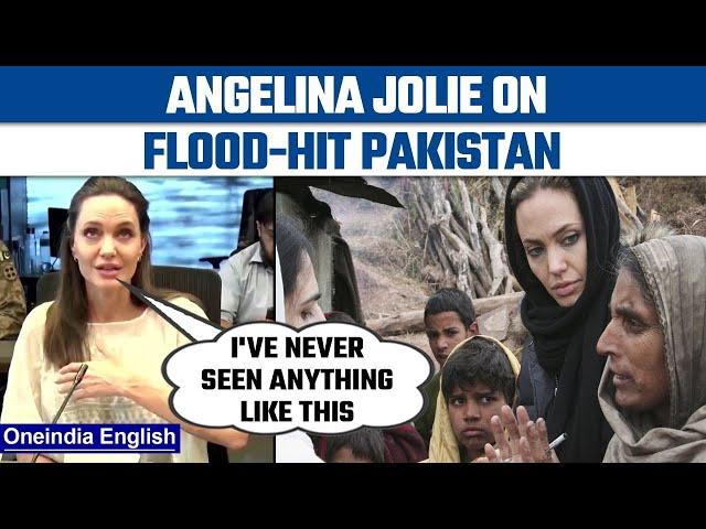 Angelina Jolie visits flood-hit Pakistan, calls for more international aid | Oneindia News*News