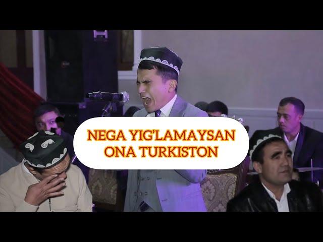 Farruxbek Nabiyev Nega yig’lamaysan Ona Turkiston +998973357676