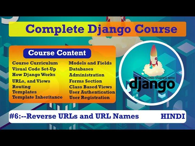 Django Class#06:--Reverse URLs and URL Names