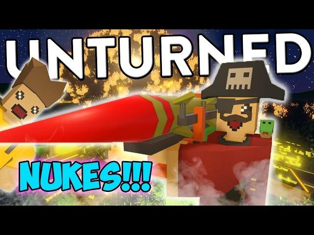 Unturned Funny Moments with Friends - NUCLEAR PIRATES!!! (Nuke Mod Funtage!)