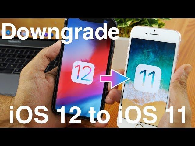 How to Downgrade from iOS 12 to iOS 11.4 Without Loosing Data?