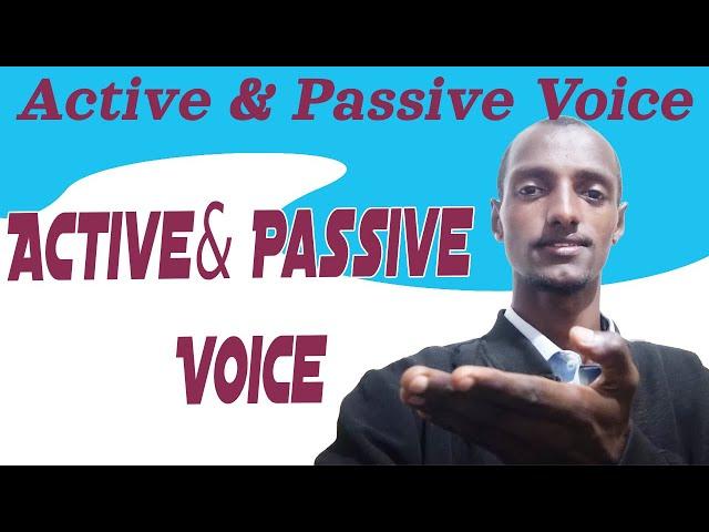 Active and Passive Voice in Afaan Oromoo