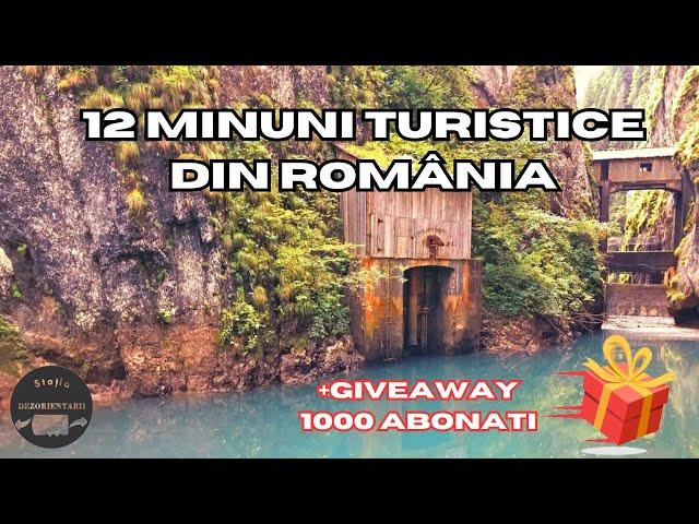 12 tourist wonders from Romania | + #GIVEAWAY 1000 Subscribers |