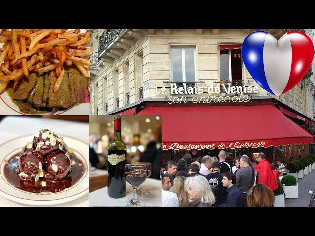 World's #1 Steak and Golden Frites in Paris | Culinary Mastery at Le Relais de Venise Since 1959