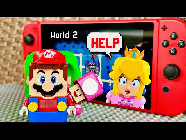 Lego Super Mario World Stories Episode 2! 🪨 “Going Underground!” #legomario