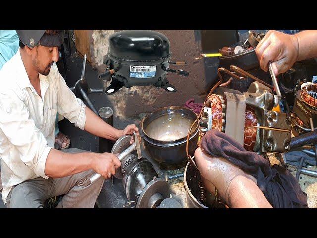 How Talented Guy Repair Fridge Compressor | Refrigerator Compressor Repairing