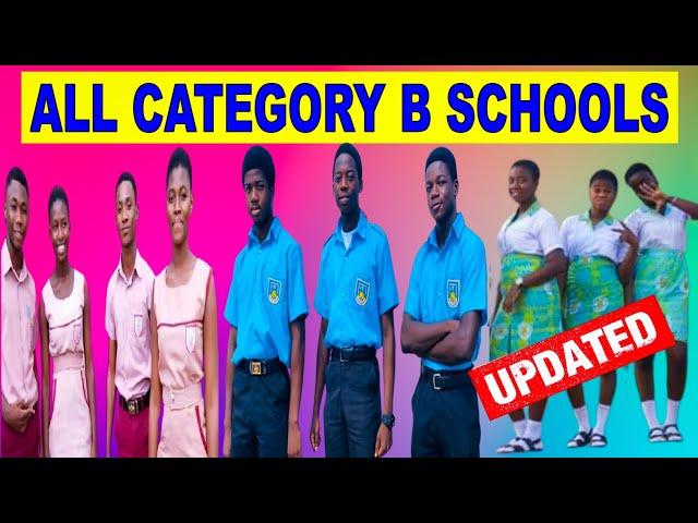 All Category B Schools in Ghana by Region [UPDATED]