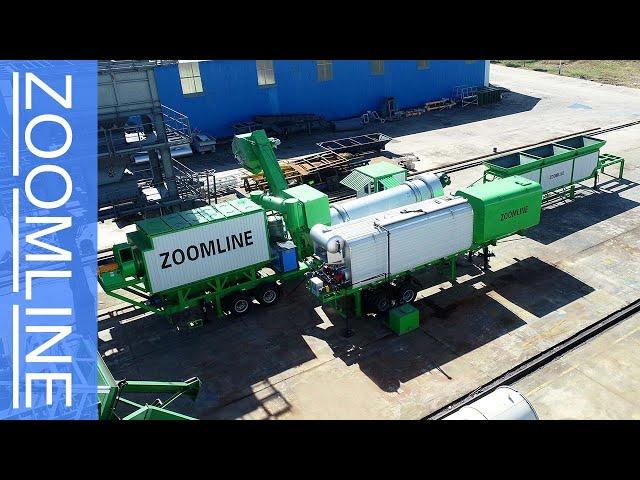 Super Mobile Drum Mix Asphalt Plant(60 TPH)-ZOOMLINE