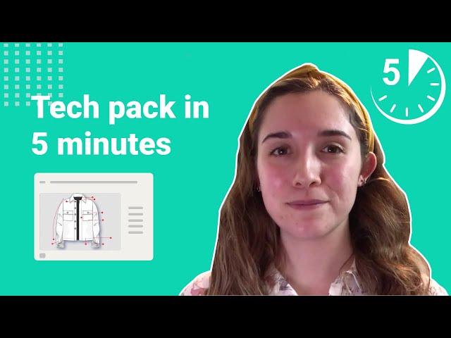 How to make a professional Tech pack in 5 minutes