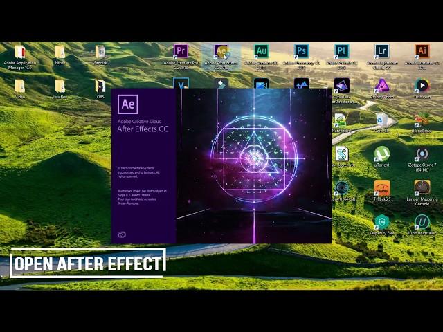 How to change After Effects cc 2018 from French to English