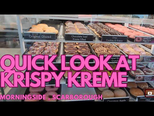 QUICK  LOOK AT KRISPY KREME STORE IN TORONTO