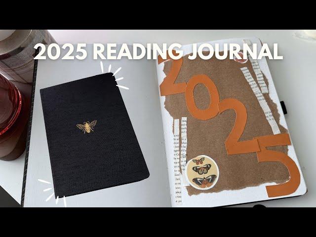 2025 reading journal   simple and easy spread ideas