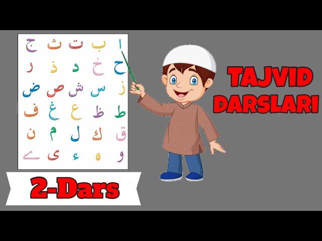 Tajvid  darslari. 2-Dars . Animatsion usulda .