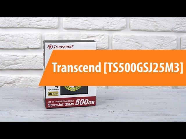 Распаковка Transcend [TS500GSJ25M3] / Unboxing Transcend [TS500GSJ25M3]