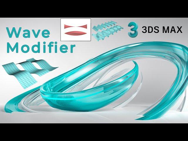 || Wave Modifier || 3ds max Full tutorial Basic to Advance ||