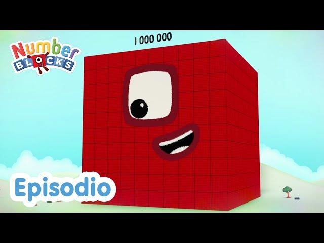 @Numberblocks en Español | Episodios completos | MIL MÁS UNO