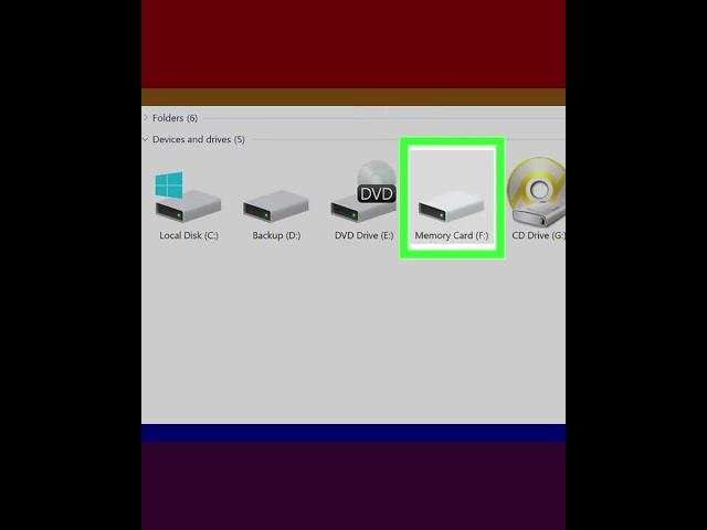 How to Repair a Corrupted Memory Card on Windows