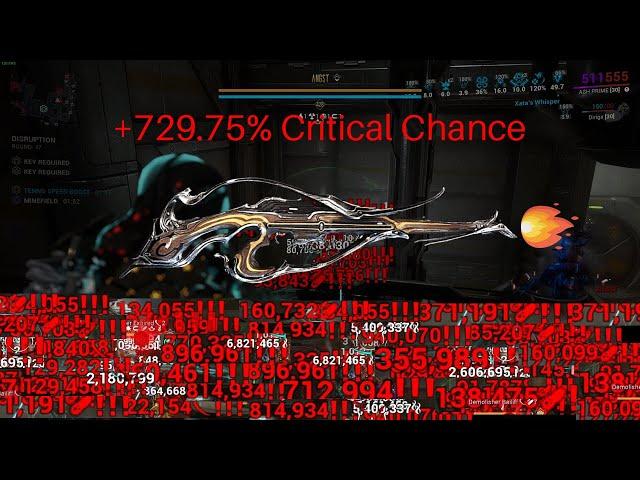(Patched) It's Phenmor but with 729.75% Critical Chance | Phenmor Build | Primary Acuity | Warframe