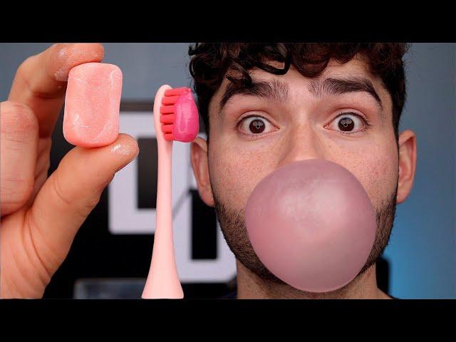 DIY Bubble Gum vs. Hubba Bubba Toothbrush!