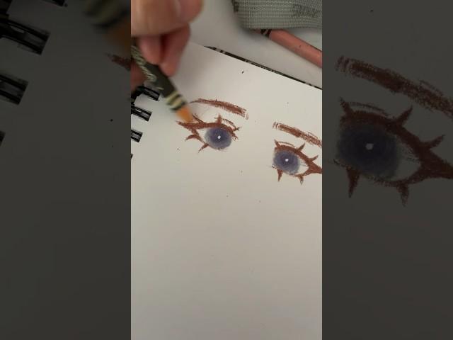 drawing with crayons ️ #art #shorts #drawing