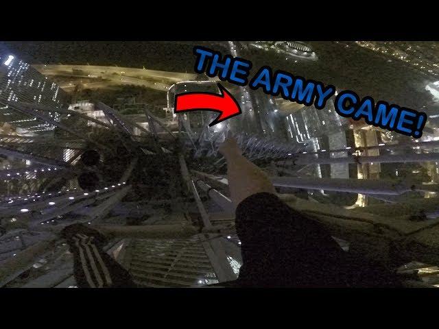 HELD AT GUNPOINT! Climbing tallest building in Paris *ARRESTED*