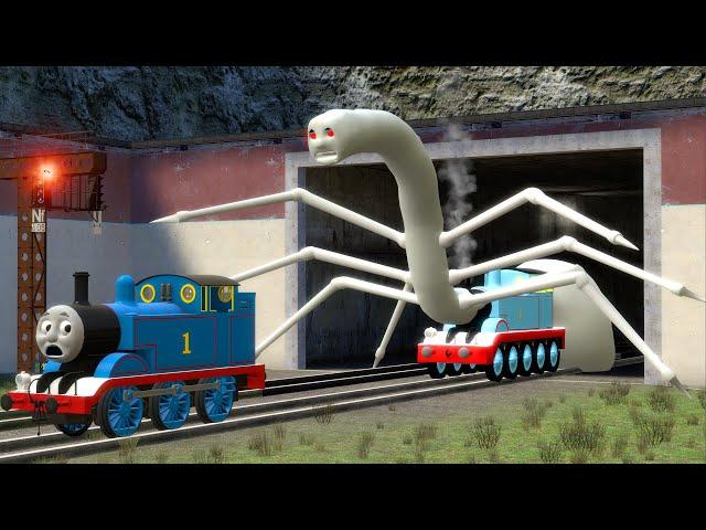 Building a Thomas Train Chased By Cursed Thomas and Friends,Thomas Train Eater,Thomas.exe in GMOD