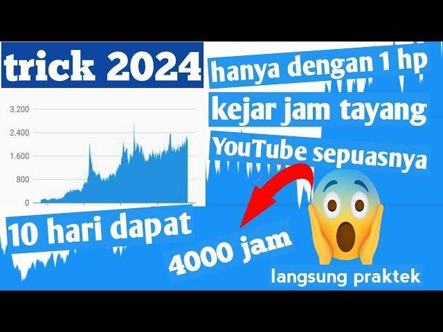 cara kejar 4000 jam tayang youtube menggunakan 1 hp android