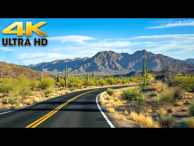 Las Vegas to Phoenix Complete Scenic Drive 4K - Nevada & Arizona