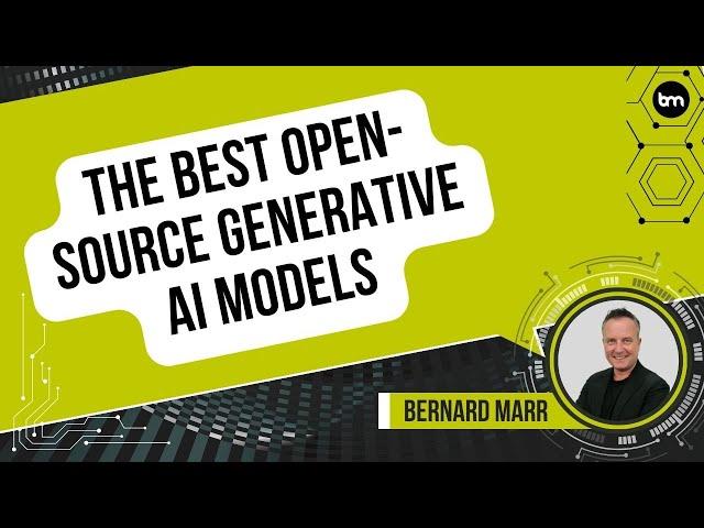 The Best Open Source Generative AI Models